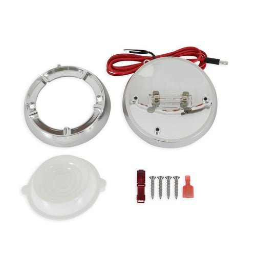 Concours Scott Drake Chrome Dome Lamp Assembly Compatible with 1965 Ford Mustang, Model C0AF-13A719-B
