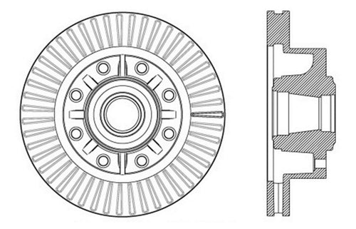 Sport Drilled/Slotted Brake Rotor StopTech 127.65116L (Front Left), 1 Pack