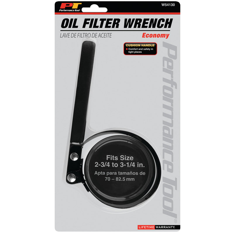 Small Performance Tool Economy Oil Filter Wrench - W54130