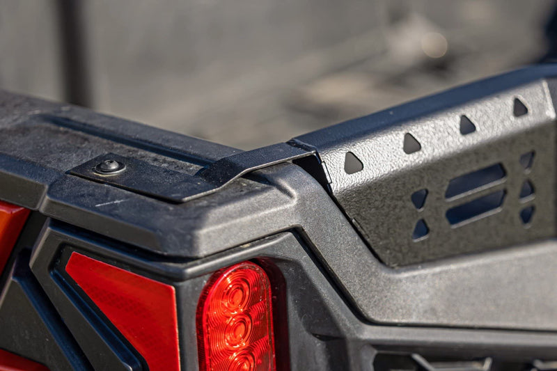 Rear Cargo Tail Gate Rough Country for Can-Am Maverick Sport & Trail (2019-2024) - Increases Storage Capacity & Secures Gear with Molle-Style Tie-Down Points