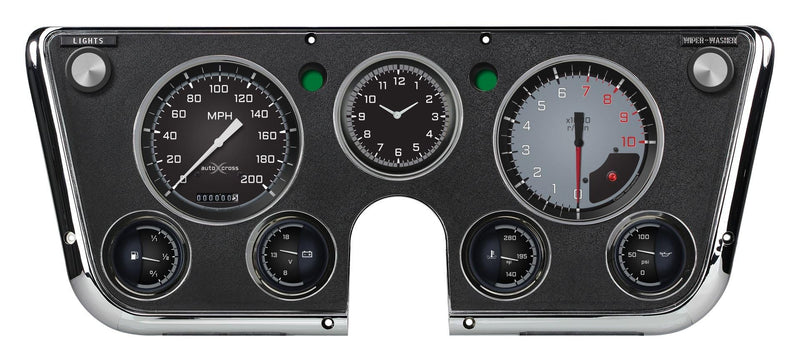 CT67AXG Classic Instruments AutoCross Gray Gauge Set