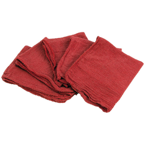 W1476 Performance Tool All-Cotton Shop Towels, Machine Washable, Soft Weave, Ideal for Cleaning Dirt, Grease, and Liquids, Size 13.75-Inch x 13-Inch