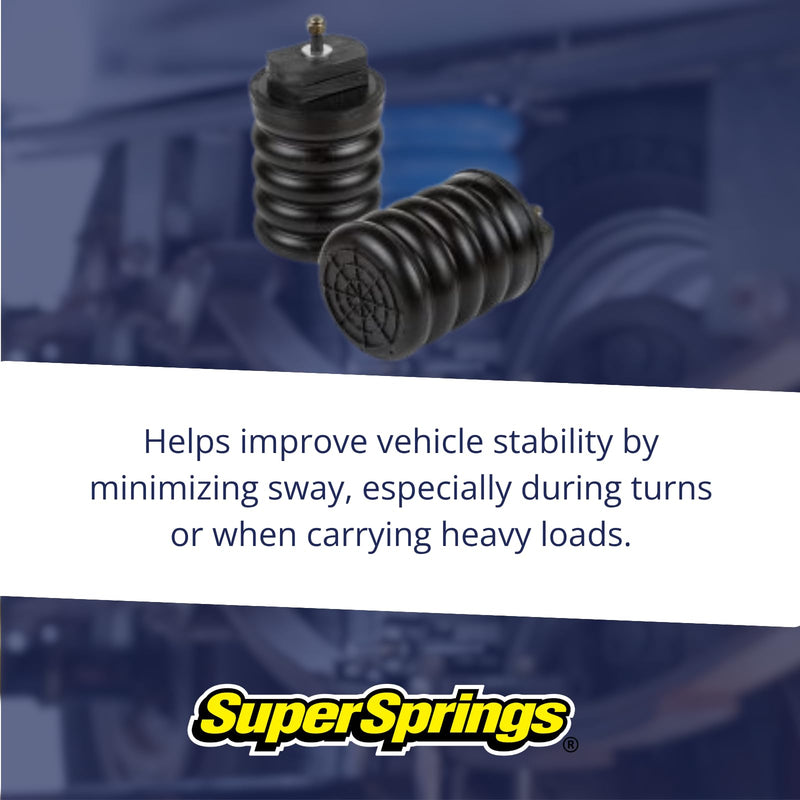 SumoSprings SSR-107-47 Rear for Ford E-350|E-450, Black