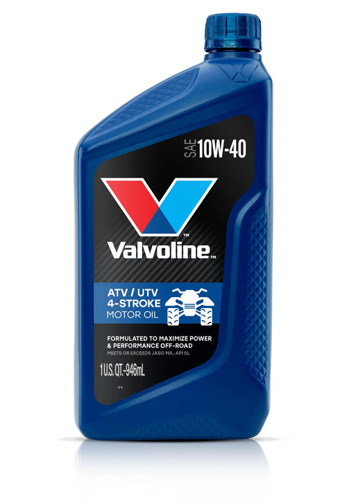 4-Stroke Valvoline ATV UTV 10W-40 Motor Oil 1 Quart