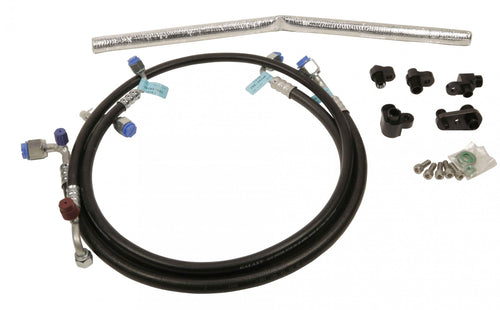 A/C Line Reroute Kit Fleece Performance 13-16 Dodge 6.7L Cummins 2nd Gen Swap Kit