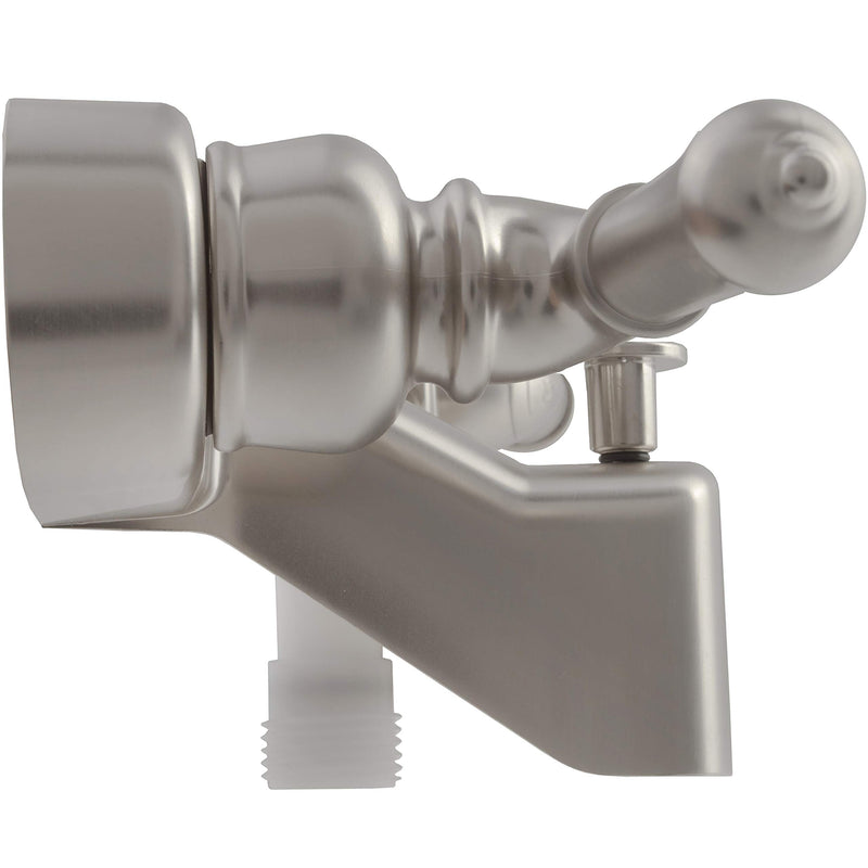 Dura Faucet RV Tub, Shower Faucet Valve Diverter DF-SA110C-SN with Classical Handles (Brushed Satin Nickel)