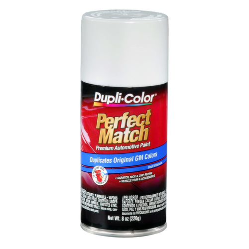 Perfect Match Dupli-Color Automotive Spray Paint – General Motors Arctic White, 10 WA9567 – 8 oz. Aerosol Can