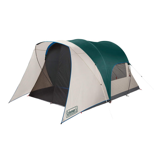 Coleman Camping Tent with Screened Porch 4/6 Person Weatherproof Tent Includes Rainfly Carry Bag Extra Storage and 10 Minute Setup