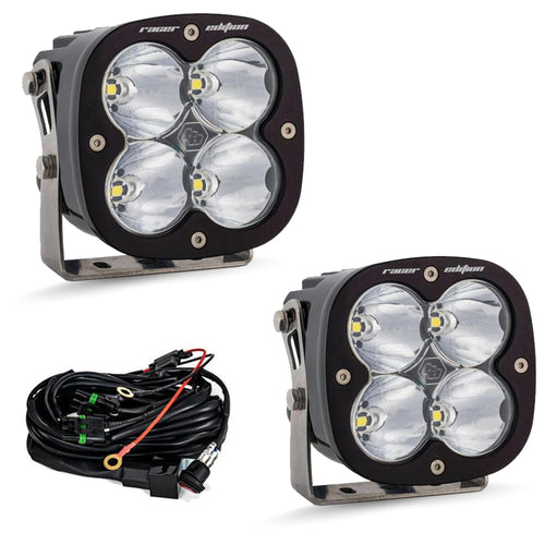 Baja Designs LED Light XL Racer Edition Auxillary Pod Pair - 2 PCS. with Wiring Harness, Racer Spot Lens