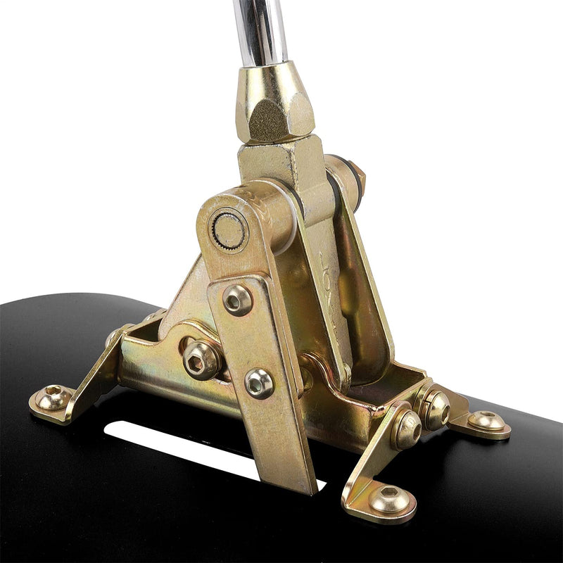 23" Double Bend Lever Floor Mount Shifter with Skull Shaped Knob Lokar for GM 350 Transmission