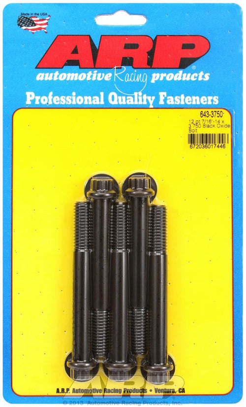 Black ARP (643-3750) Oxide Bolt
