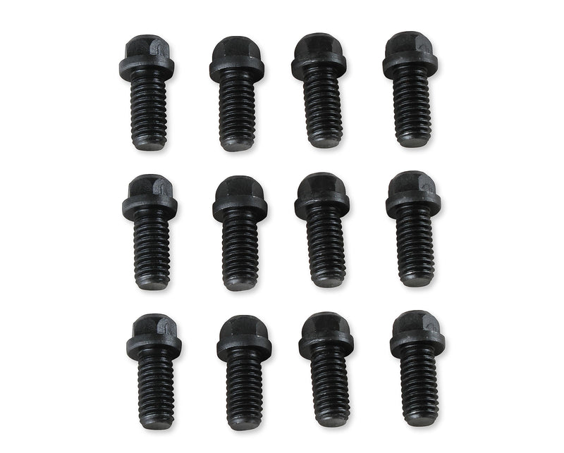 Header Bolts Mr. Gasket,3/8-16X3/4, Black