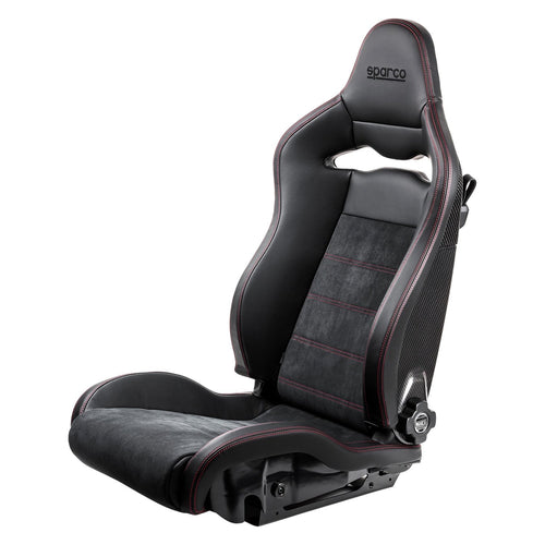 Black, Red Sparco 00974ZMTNRRSDX Seat (SPX Special Edition with Matte Carbon Shell - Right), 1 Pack