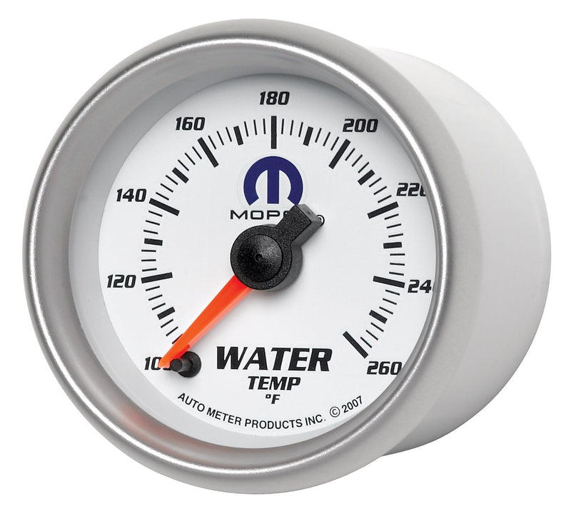 MOPAR Auto Meter 880032 Electric Water Temperature Gauge