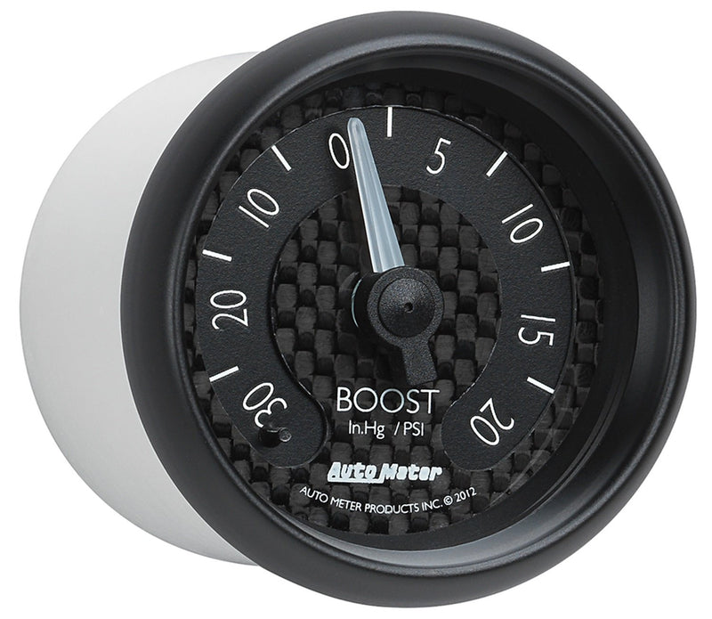 Auto Meter GT Series Mechanical Boost/Vacuum Gauge 8001