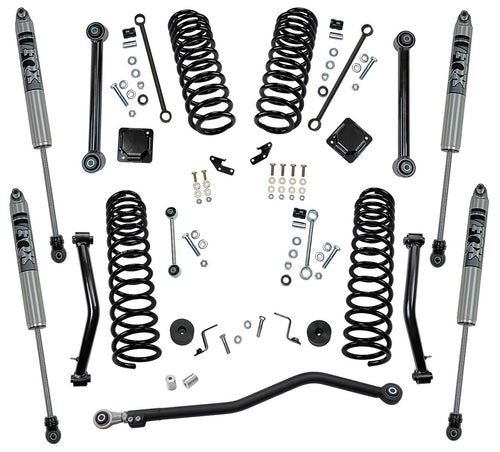 4" Lift Kit Superlift Suspension for Jeep Gladiator JT | Complete Lift Kit with Front & Rear Fox 2.0 Series Shocks and Rear Upper Link Arms | K196F | Fits 2020-2024 Jeep Gladiator JT