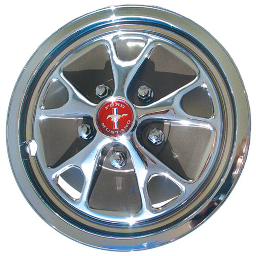 Styled Steel Scott Drake C5ZZ-1007-HC Plastic Hub Caps 14" Diameter