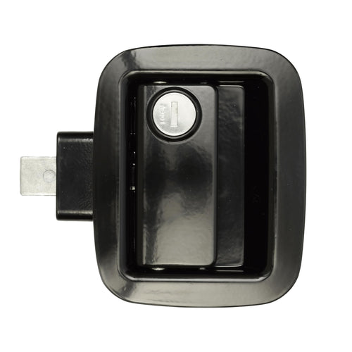Bauer Keyed-A-Like AP Products Horse Trailer Lock - RH, Black