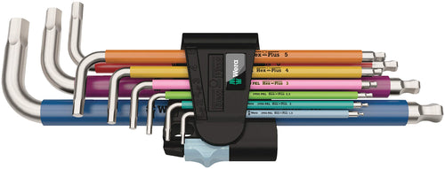 Wera L-Key Set 05022669001 3950 Spkl/9 SM Metric of Stainless Steel,MULTI