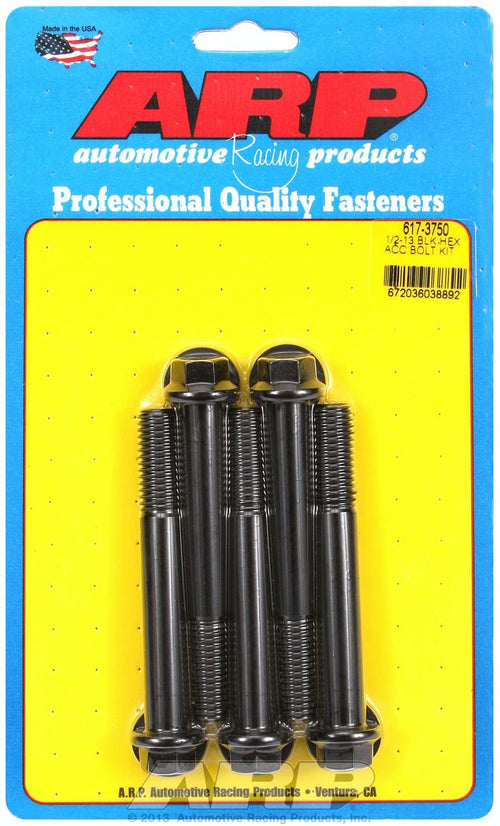 Hex ARP (617-3750) Oxide Bolt, Black