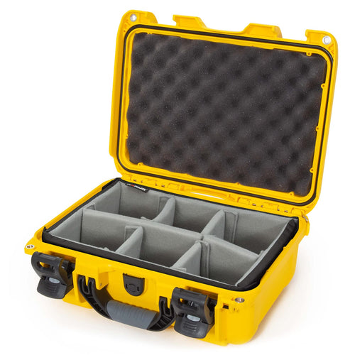 Waterproof Nanuk 915 Hard Case with Padded Dividers - Yellow