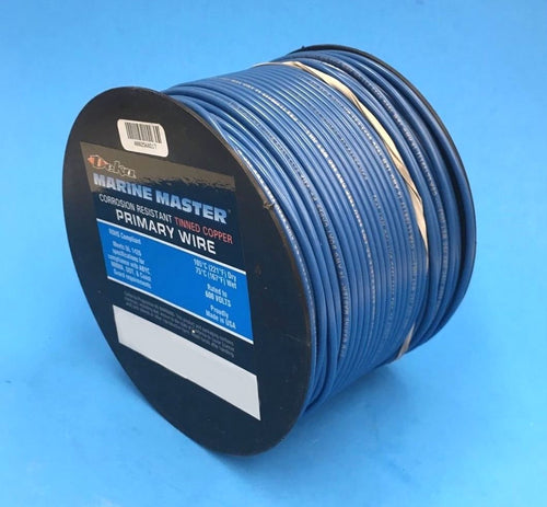 Blue DEKA 14AWG Marine Tinned Copper Boat Stranded Wire 100 Feet Made in USA