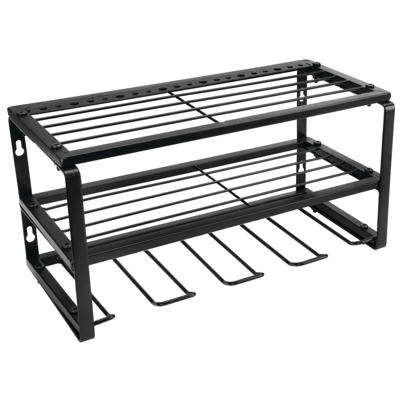 Power Tool Performance Tool W7701 Organizer Wall Mount - Hand Tool Storage Racks, Utility Racks, Drill Holder & More - 3 Tier Sturdy Iron 16" Cordless Tool Organizers