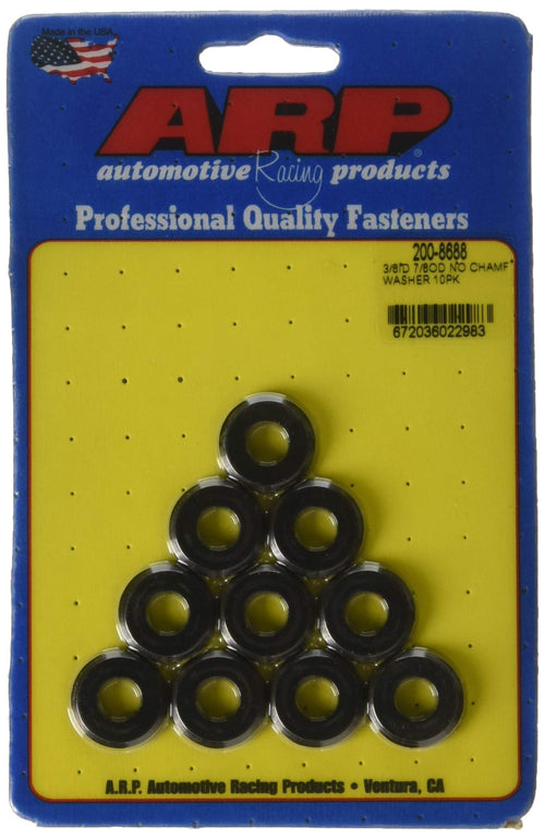 ARP 200-8688 3/8" ID Black x 7/8" OD Washer - 10 Piece