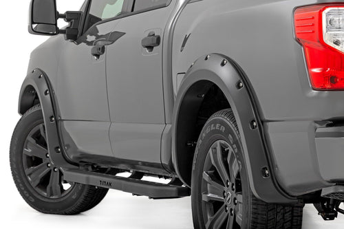 Pocket Fender Flares Rough Country for 2017-2024 Nissan Titan - F-N101705A