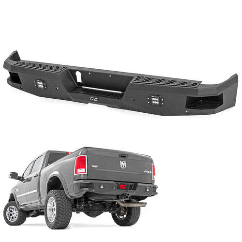 Rough Country Heavy Duty Rear LED Bumper for 2010-2024 Ram 2500/3500-10786B