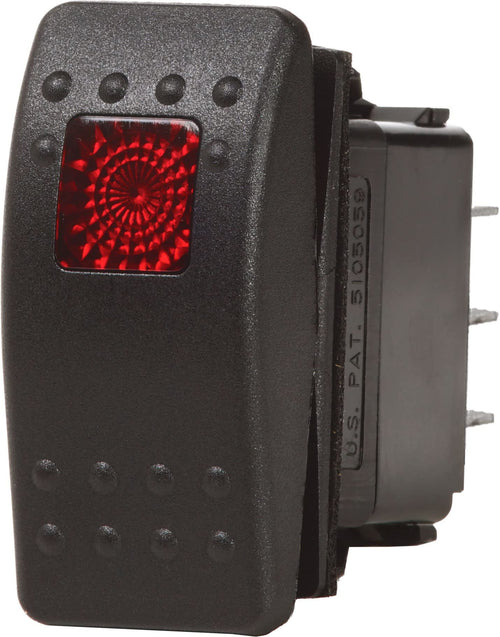 Contura2 Blue Sea Systems Switch, (On)-Off-On, Black
