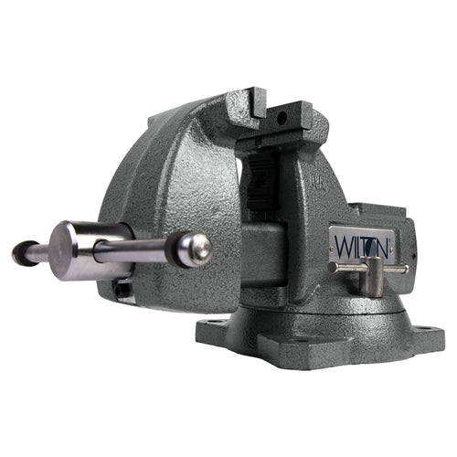 Wilton 4" Jaw Width Mechanics Bench Vise, 4-1/2" Jaw Opening, 3-7/16" Throat (Model 744)