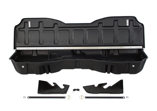 Lockable DU-HA Under Seat Storage fits 2014-2018 Chevy Silverado/GMC Sierra Light Duty Crew Cab & 2015-2019 Heavy Duty Crew Cab | Black Heavy-Duty Back Seat Lockbox, Includes 2 Keys | 10307