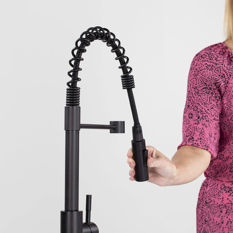 Lippert Coiled Pull Down Flow Max Kitchen Faucet for RVs and Residential,2021090598