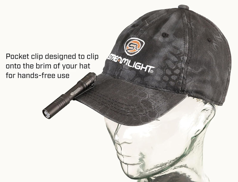 MicroStream Streamlight USB 250-Lumen 1150-Candela EDC Ultra-Compact Flashlight with Rechargeable Battery, Clear Retail Packaging, Red