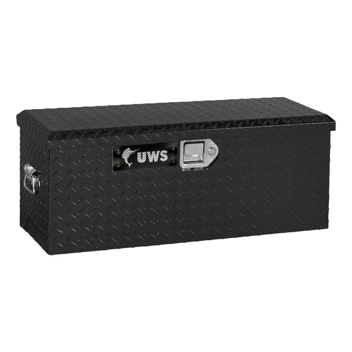 UWS Black ATV-BLK Chest with End Pull Handles and Beveled Insulated Lid ATV
