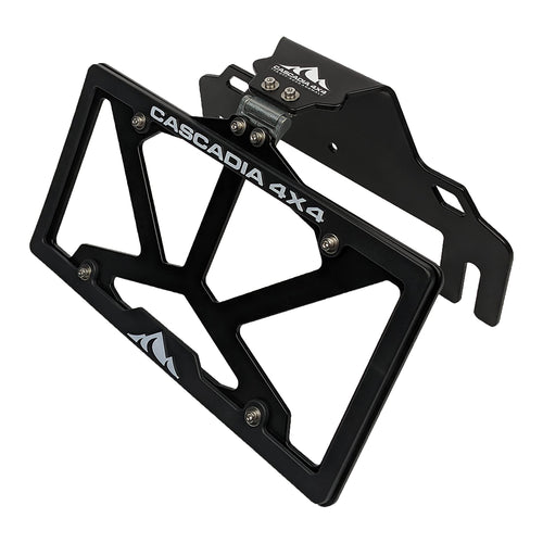 Winch License Plate Mounting System Cascadia 4x4 Flipster V3 | Hawse, Roller, Recessed Fairlead