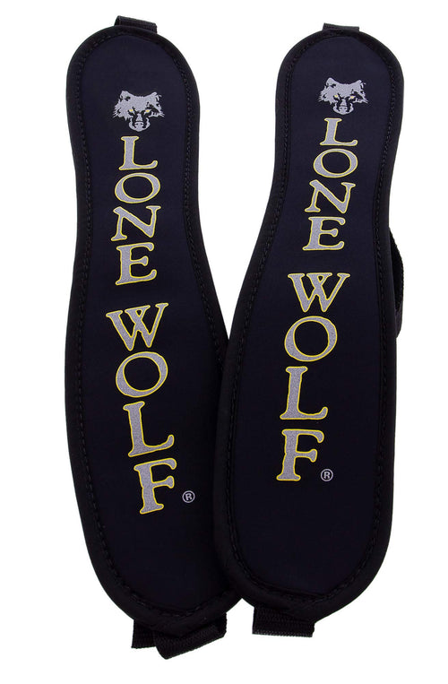 Black Lone Wolf Neoprene Padded Backpack Straps for Hunting Tree Stand Accessories
