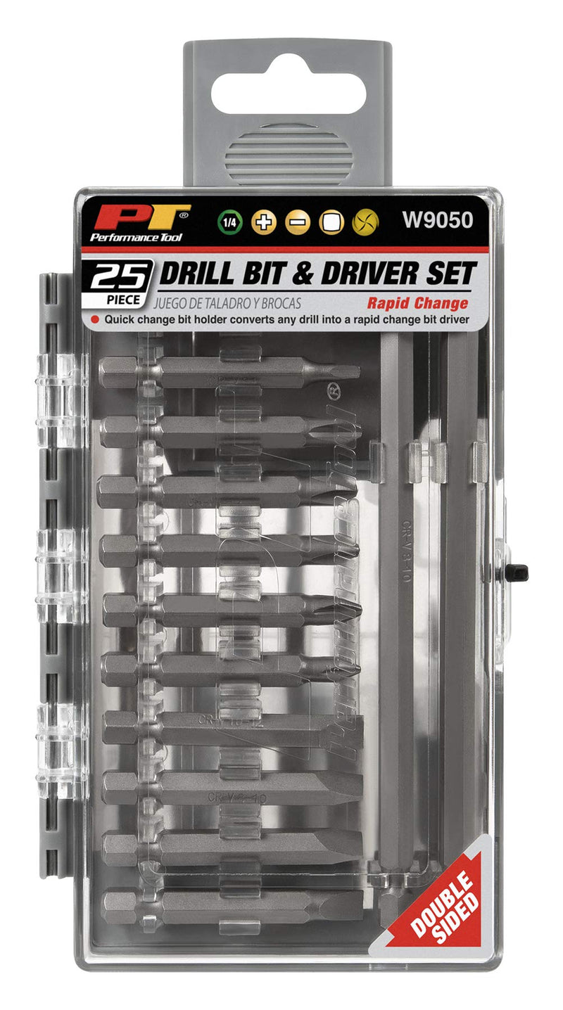 W9050 Performance Tool 25pc Rapid Change Bit set
