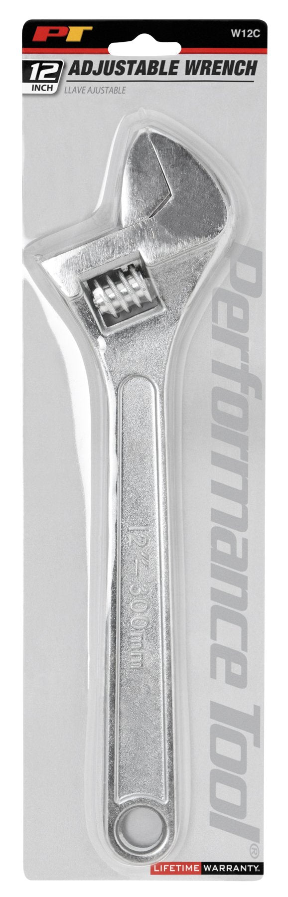 W12C Performance Tool 12-Inch Adjustable Wrench
