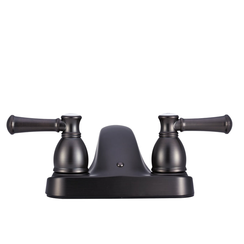 Dura Faucet RV Bathroom Faucet DF-PL700L-VB with Classical Hot and Cold Handles (Venetian Bronze)