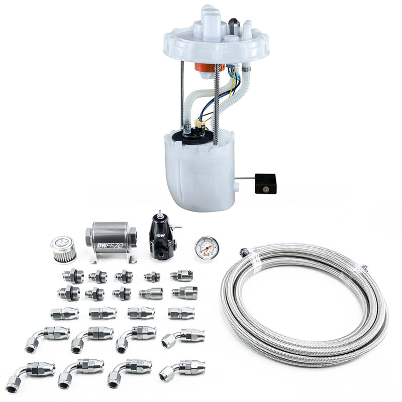 DW400 Pump Module DeatschWerks + Return Kit SS PTFEfor 9th Gen Honda Civic Si (9-401-608-7042)