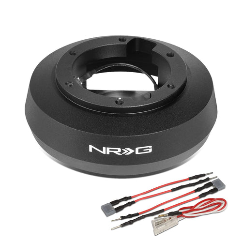 6-Bolt Aluminum NRG Innovations SRK-193H Steering Wheel Quick Release Hub Adapter Compatible with 15-18 Ford Focus / 14-18 Fiesta / 16-21 Transit / 12-21 Mustang
