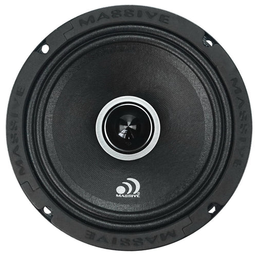 M6XL Massive Audio 6.5" Mid-Range Speaker | 300W Max, 150W RMS, 8 Ohm, CEA Rated, High Power Handling, Ferrite Magnet, Pro Audio Sound for Car, Motorcycle & ATV Systems