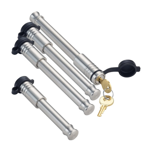 Security InfiniteRule 61774 | 4 Pack Mixed 2.0, Keyed Alike, Hitch Locks for B&W 2" Tow and Stow 10K LB - Includes Lock for 2.0" Receiver