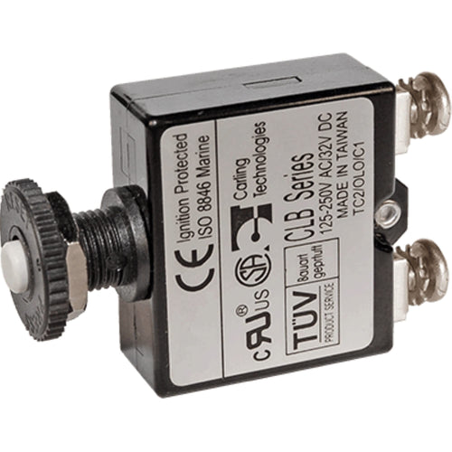 Push Button Reset Only Blue Sea Systems 2137 Circuit Breaker, 40A Screw Terminal
