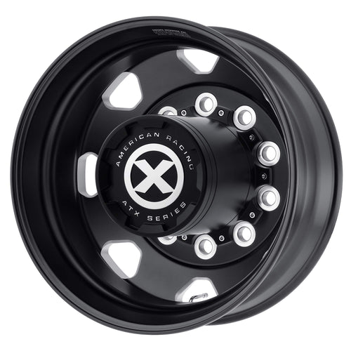 ATX AO401 S-BLK OCTANE Mill Wheel with Aluminum (22.5 x 8.25 inches /10 x 285 mm, -168 mm Offset)