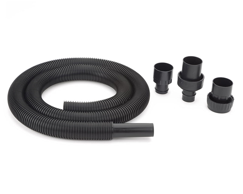 8 Ft x 1.5 Inch Diameter Shop-Vac Hose, Flexible Vinyl Construction, Compatible With Standard 1.5 Inch Inlets, (1-Pack)