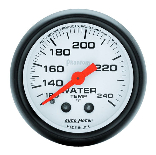 Mechanical Auto Meter 5732 Phantom Water Temperature Gauge