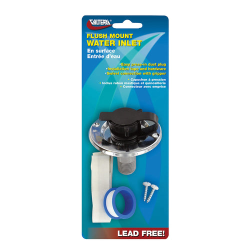 A010165VP Valterra Llc 2 3/4_ Water Inlet Mpt Wh